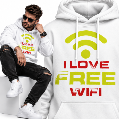 BLUZA Z KAPTUREM WIFI